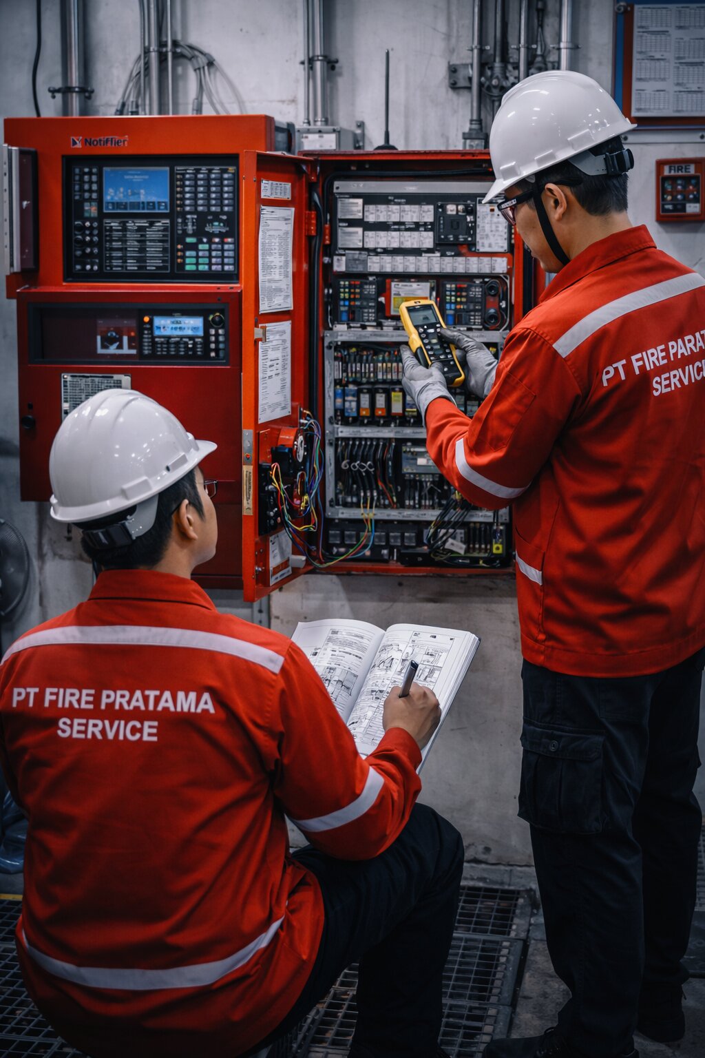 Dokumentasi instalasi fire alarm